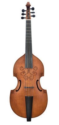 My latest version of the Lewis viol from 2025 with lots of ornaments - violworks