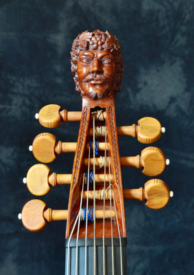 Bachus head after the Michel Colichon from 1689 - violworks