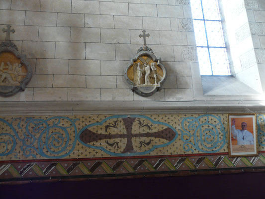 Eglise Saint-Martin de Vouzy, enduits et décors