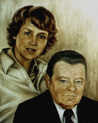 F.J.Strauß mit Marianne