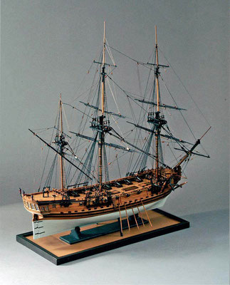 31-26 ブランドフォー ド H.M.S.BLANDEFORD  1731年　イギリス  1/64　　スクラツチビルト 谷亀隆興