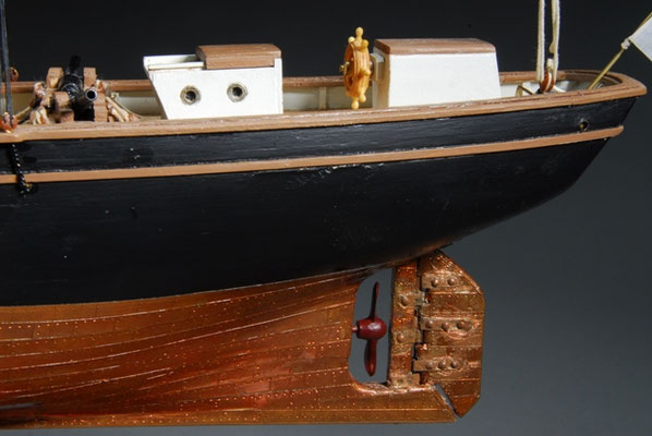 34-41 千代田（初代） CHIYODA (Early)　国　籍    nationality     日本 建造年    age     1866 縮　尺    scale    1/50 製作方法 scratchbuilt     自作 製 作： 竹本 喜道　Yoshimichi Takemoto