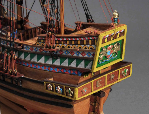 32-48　ゴールデン・ハインド　　GOLDEN HIND　　年代：    1577年  製作者：   霞　崇  製作期間：8ヶ月