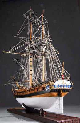 34-24 グラナード  GRANADO  国　籍   nationality     イギリス 建造年  age     1756 縮　尺   scale     1/64 製作方法 kit     キット 製 作：三上　裕久 Hirohisa Mikami