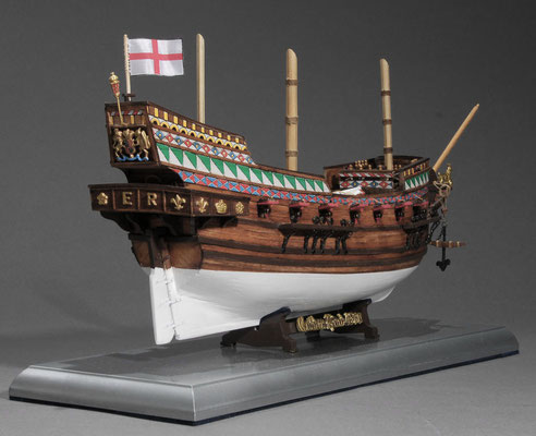 32-47　ゴールデン・ハインド　　GOLDEN HIND　　年代：   　1577年  製作者：   稲川健二  製作期間： 8ヶ月