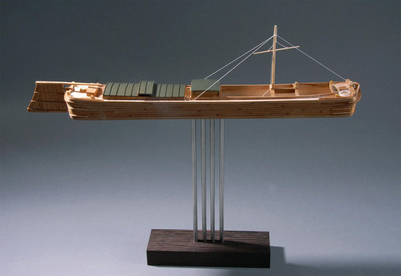 36-39 バトー・ドウ・カナール Bateau de canal　　1850年　フランス  1/87　自作 Scratchbuilt  関口正巳 Masami Sekiguchi