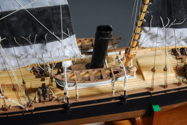 34-41 千代田（初代） CHIYODA (Early)　国　籍    nationality     日本 建造年    age     1866 縮　尺    scale    1/50 製作方法 scratchbuilt     自作 製 作： 竹本 喜道　Yoshimichi Takemoto