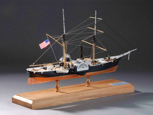 36-41 ハリエット・レーン HARRIET LANE　　1857年 アメリカ  1/144　キット モデルシップウェー  染谷文男 Fumio Someya