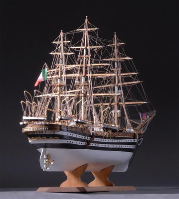 36-50 アメリゴ・ベスプッチ AMERIGO VESPUCCI　　1931年　イタリア 1/100 キット　マンチャ（Mantua) 中塚　裕　Yutaka Nakatuka