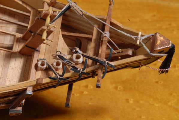 8　浪華丸 NANIWA-MARU　　年代：    1619年　　船籍：　日本  縮尺：    1/150    スクラッチビルト  製作者：  坪井悦朗  製作期間：7ヶ月