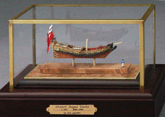 31-51  スチュアート･ロイヤル･ヨット Stuart Royal Yacht　　1690　イギリス  1/384　スクラツチビルト  Gus Agustin