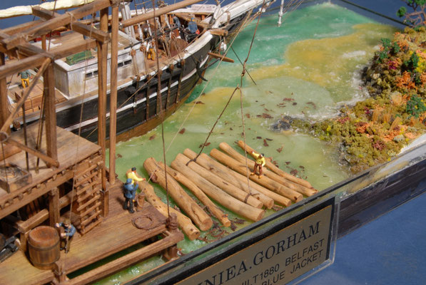 44    ファニア・ゴーハン    FANNIEA GORHAM  年代：   1880   船籍： イギリス  縮尺：   1/96　 スクラッチビルト  製作者： 青木　武  製作期間：  ２年