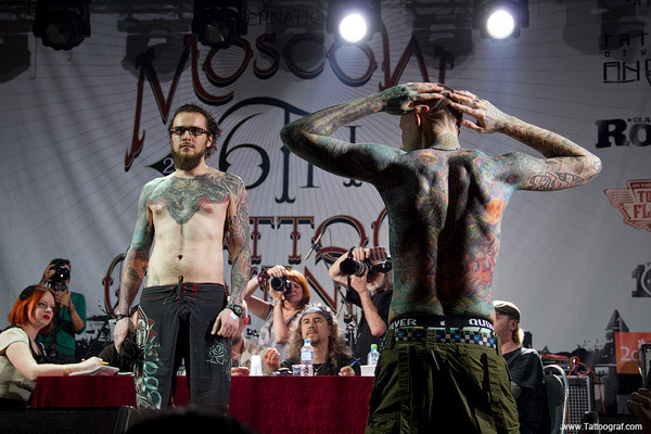 Tattoo convention in Moskau 2013. 6-я интернациональная Московская тату конвенция 2013.