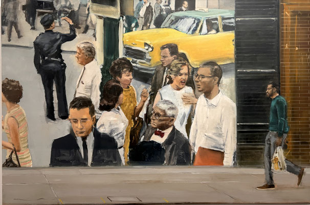 Crossing, 2025, Öl auf Leinwand, 120 X 180cm