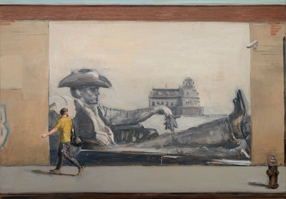 Passing II, 2026, Öl auf Leinwand, 50 X 70cm