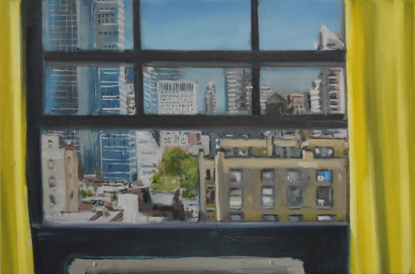 Window I, 2019, Öl auf Leinwand, 45cm X 60cm
