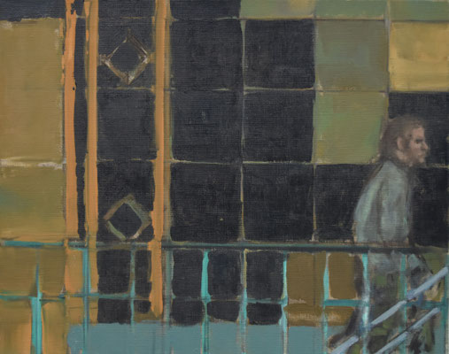 Station, 2010, Öl auf Leinwand, 40cm X 50cm