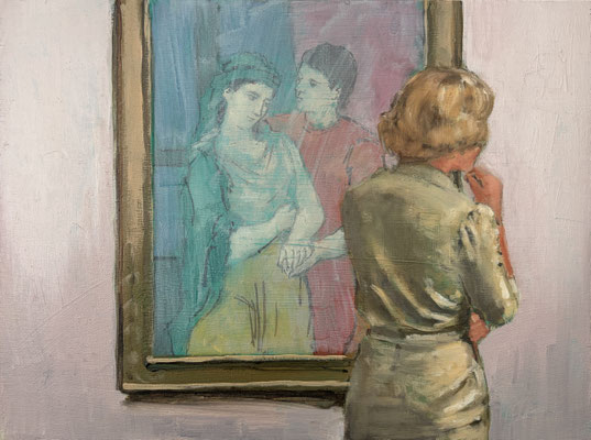 The Lover, 2026, Öl auf Holz, 30 X 40cm
