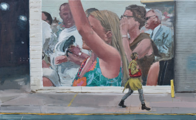 the hornet, 2020, Öl auf Leinwand, 110cm X 180cm
