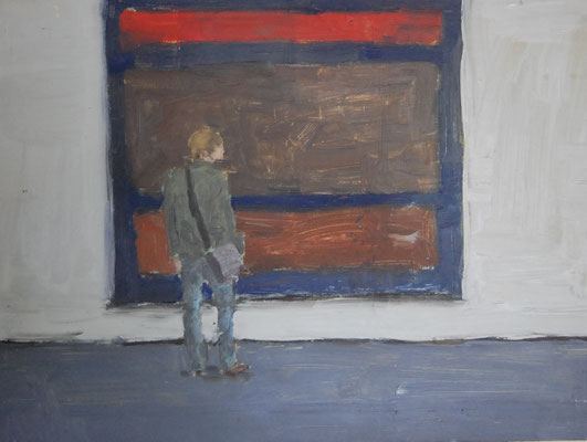 Mark, 2012, Öl auf Holz, 30cm X 40cm, Privatbesitz