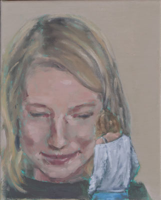 Elise, 2021, Öl auf Leinwand, 30 X 24cm