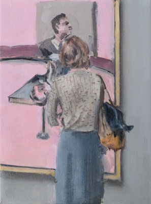 Bacon (Paris), 2019, Öl auf Leinwand, 40cm X 30cm, Privatbesitz