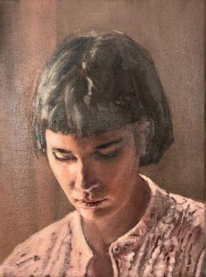 The Pholosoph, 2024, Öl auf Leinwand, 40 X 30cm
