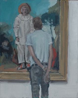 Gilles, 2017, Öl auf Leinwand, 50cm X 40cm, Privatbesitz