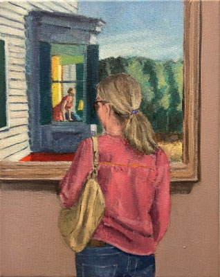 Cape Cod, 2024, Öl auf Leinwand, 50 X 40xm
