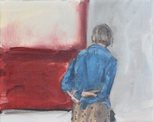 Rothko,  2021, Öl auf Leinwand, 24 X 30cm, Privatbesitz