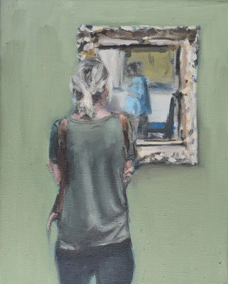 Vermeer, 2019, Öl auf Leinwand, 30x24cm, Privatbesitz