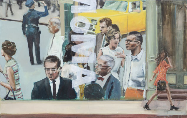 MoMa, 2021, Öl auf Leinwand, 120cm X 190cm, Privatbesitz