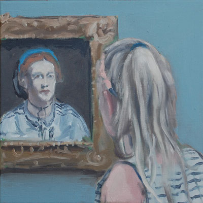 Manet, 2017, Öl auf Leinwand, 30 cm X 30 cm, Privatvesitz