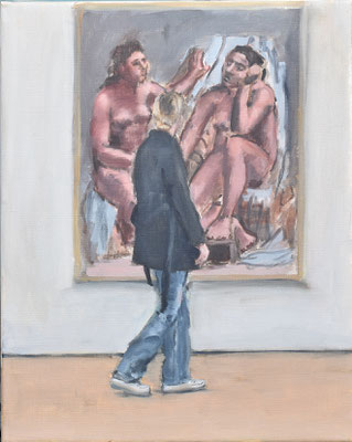 Grazien, 2022, Öl auf Leinwnd, 50 X 40cm