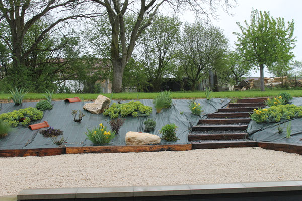 Le jardin de la location de vacances