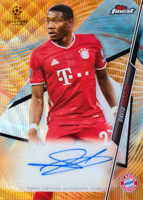 FA-DA - David Alaba - FC Bayern München - Orange Wave - 03/25