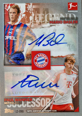 Mario Basler / Paul Wanner - FC Bayern München