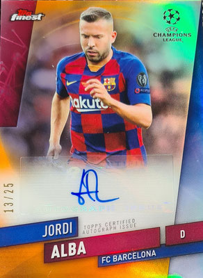 FA-JA - Jordi Alba - FC Barcelona - Orange - 13/25