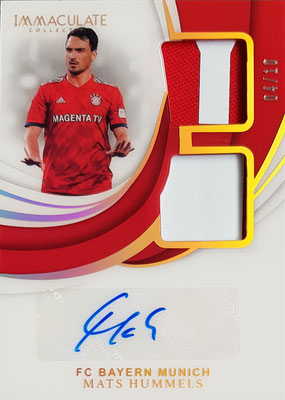 DA-MH - Mats Hummels - Dual Patch Autograph - Gold - 04/10