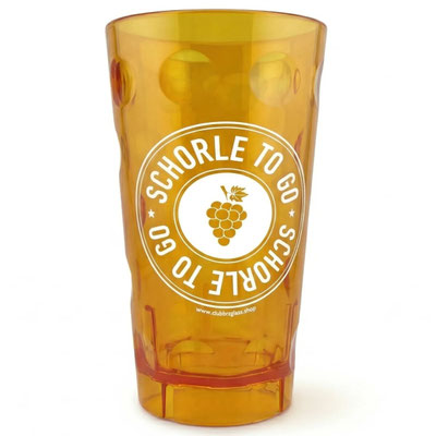  Schorle to go Dubbebecher 0,5 Liter - Orange