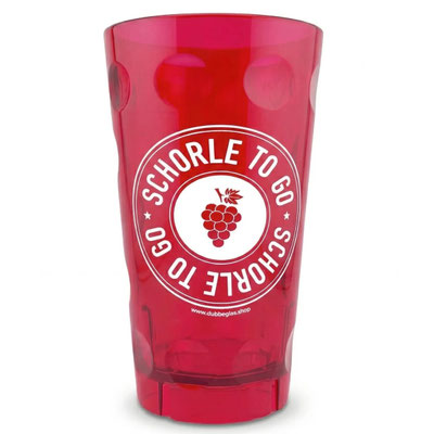  Schorle to go Dubbebecher 0,5 Liter - Pink