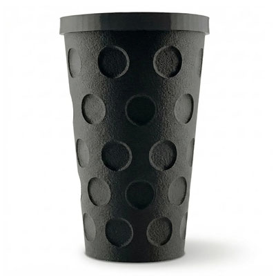  Schwarz - Dubbeglas Transportbox 