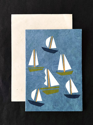 Daphne Doppelkarte mit farbigem Umschlag - KDap54