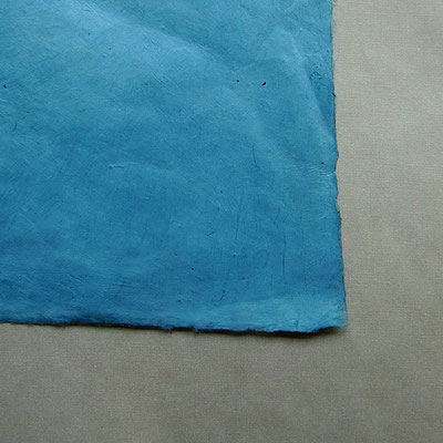 Daphne-Papier mit Büttenrand, himmelblau - LOK 641