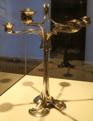 Henry van der Velde, Silberleuchter, Bröhan Museum, Berlin