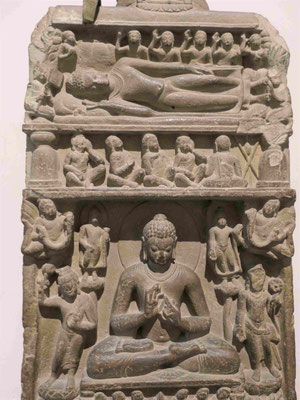 Szenen aus dem Leben des Buddha, 6. Jhdt. u.Z.