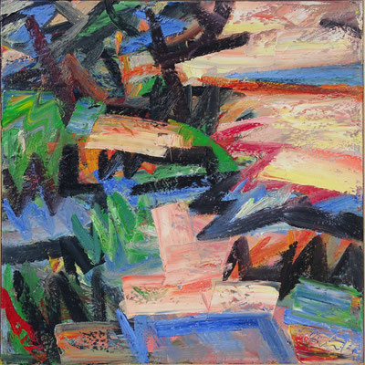 Darss - Strand, Öl/Lw  100 x 100 cm