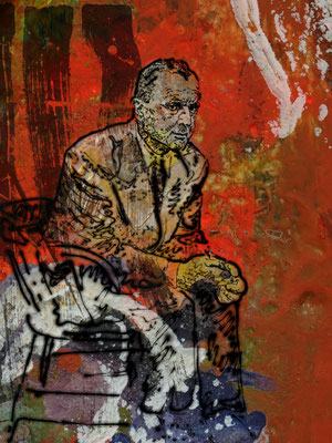 Serie "Kluge Köpfe" - G. Grosz