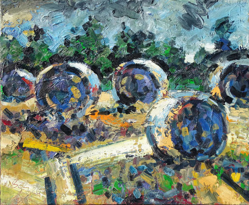 "Hügelland - Herbst" Öl/Lw 100 x 120 cm, 2026
