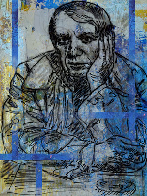 Serie "Kluge Köpfe" - P. Picasso